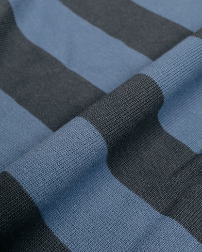 lost & found The Real McCoy's The Real McCoy's BC18104 Buco Stripe Racing Jersey Black/Blue