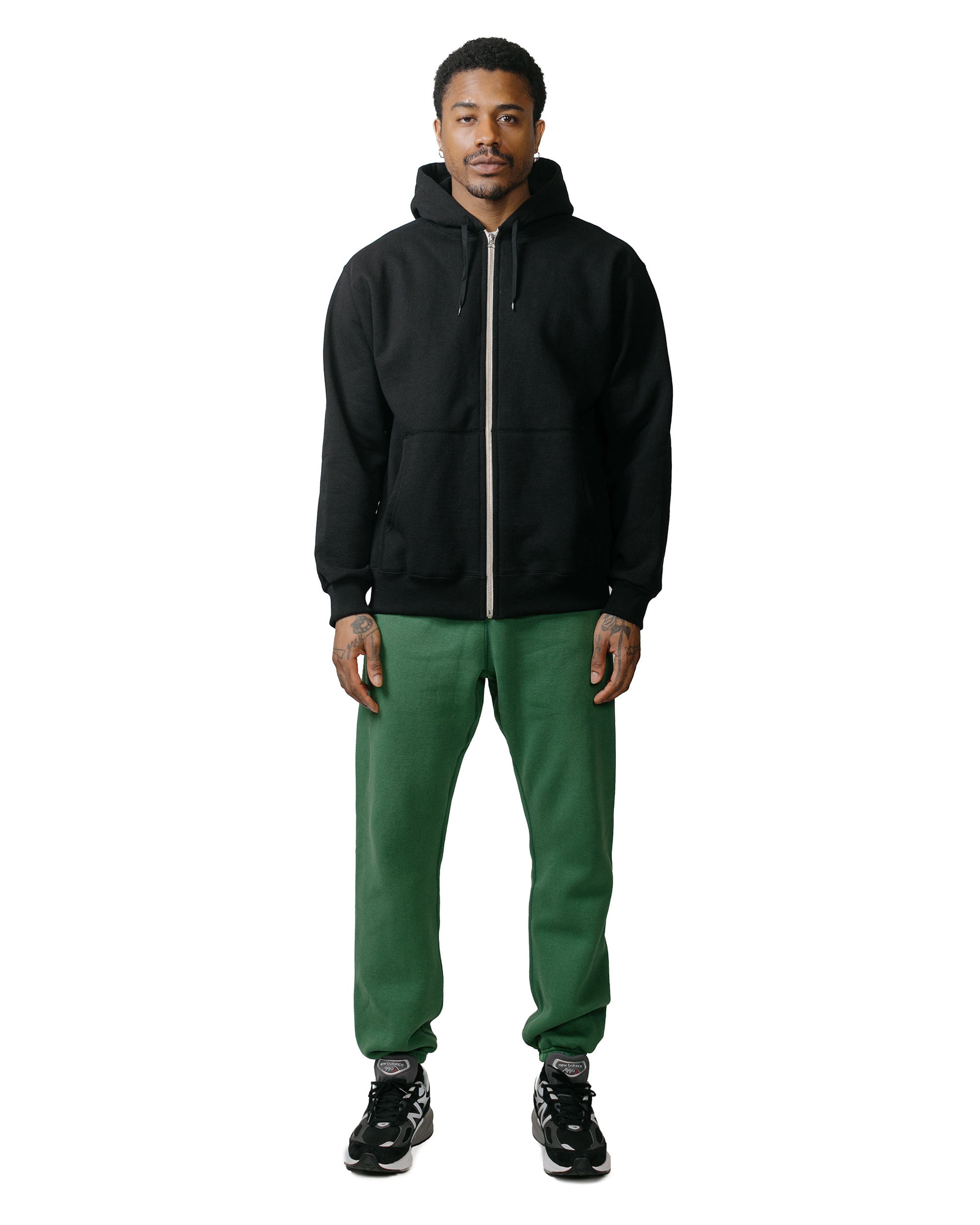 lost & found The Real McCoy's The Real McCoy's BC23101 Buco F/Z Parka Sweatshirt Black