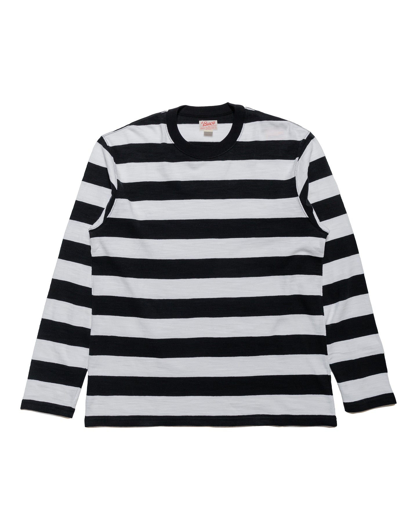 lost & found The Real McCoy's The Real McCoy's BC24001 Buco Stripe Tee L/S White