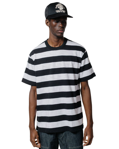 lost & found The Real McCoy's The Real McCoy's BC24002 Buco Stripe Tee S/S White