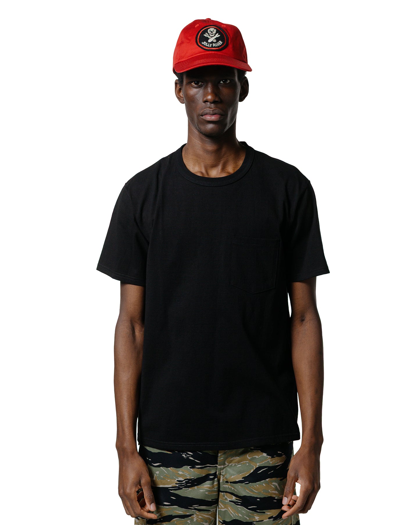 lost & found The Real McCoy's The Real McCoy's BC25003 Buco Tee / Skull Piston Black