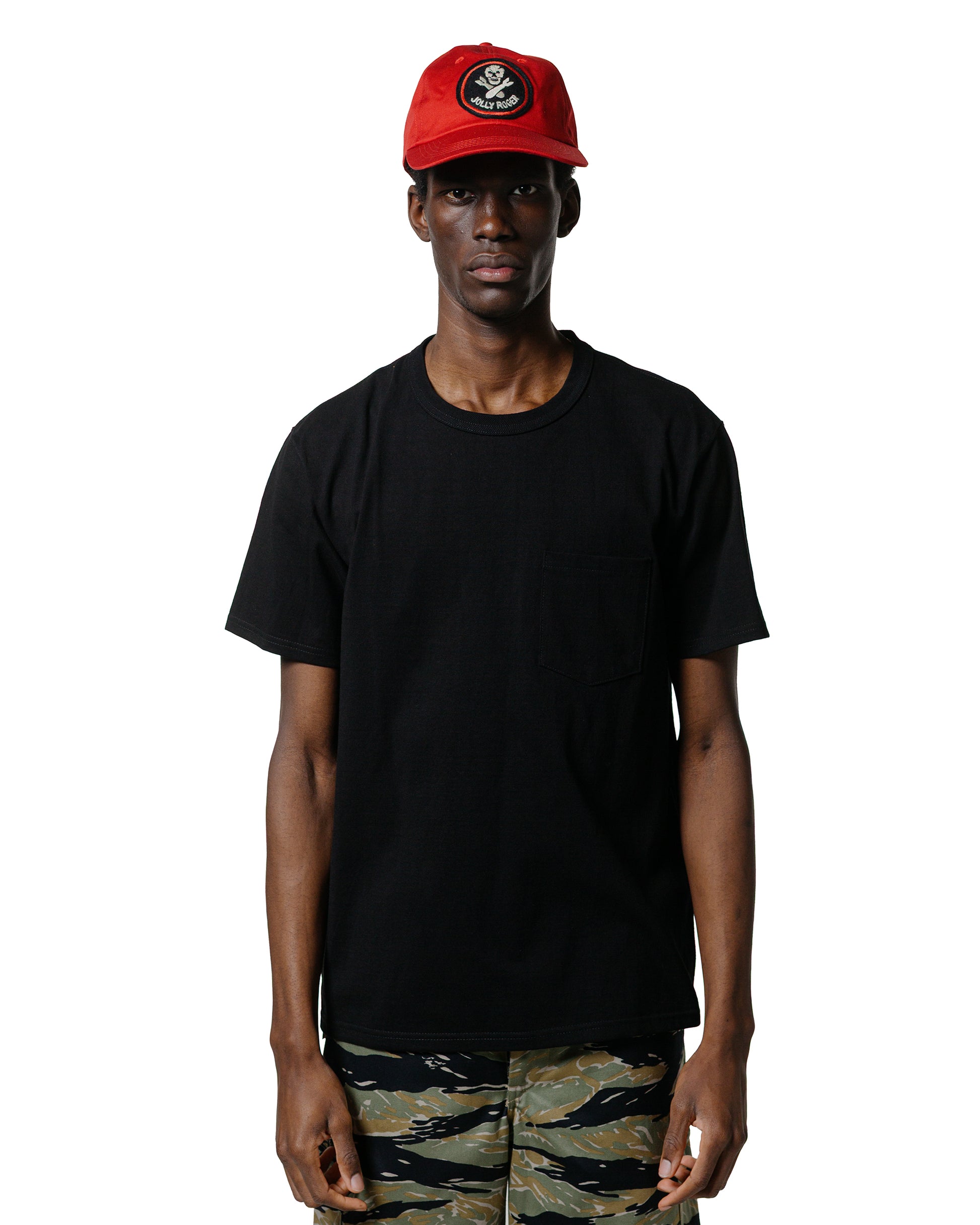 lost & found The Real McCoy's The Real McCoy's BC25003 Buco Tee / Skull Piston Black