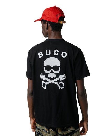 lost & found The Real McCoy's The Real McCoy's BC25003 Buco Tee / Skull Piston Black