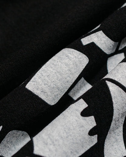 lost & found The Real McCoy's The Real McCoy's BC25003 Buco Tee / Skull Piston Black