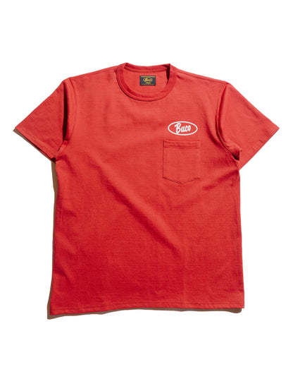 lost & found The Real McCoy's The Real McCoy's BC25005 Buco Tee / Enthusiast Cherry