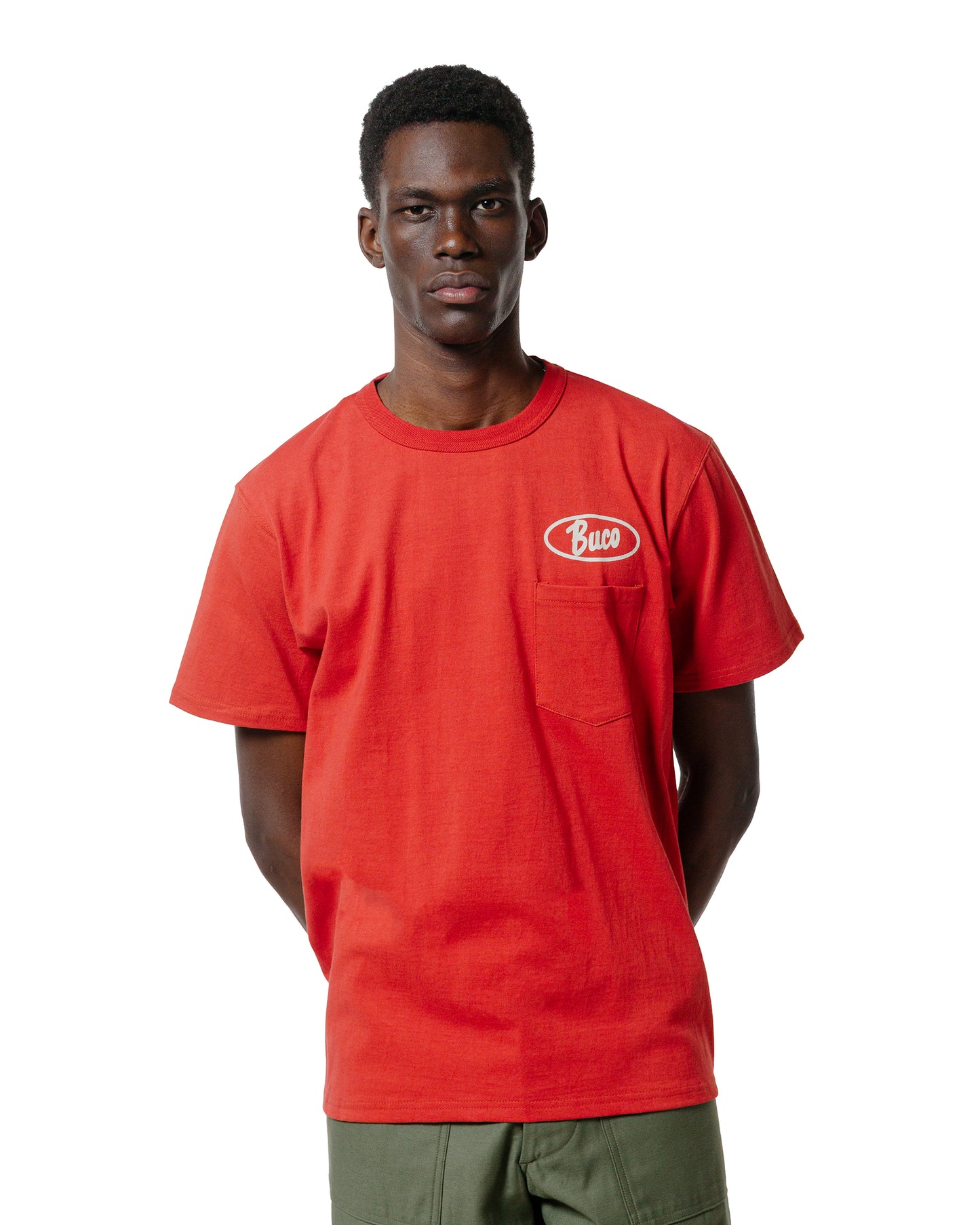 lost & found The Real McCoy's The Real McCoy's BC25005 Buco Tee / Enthusiast Cherry