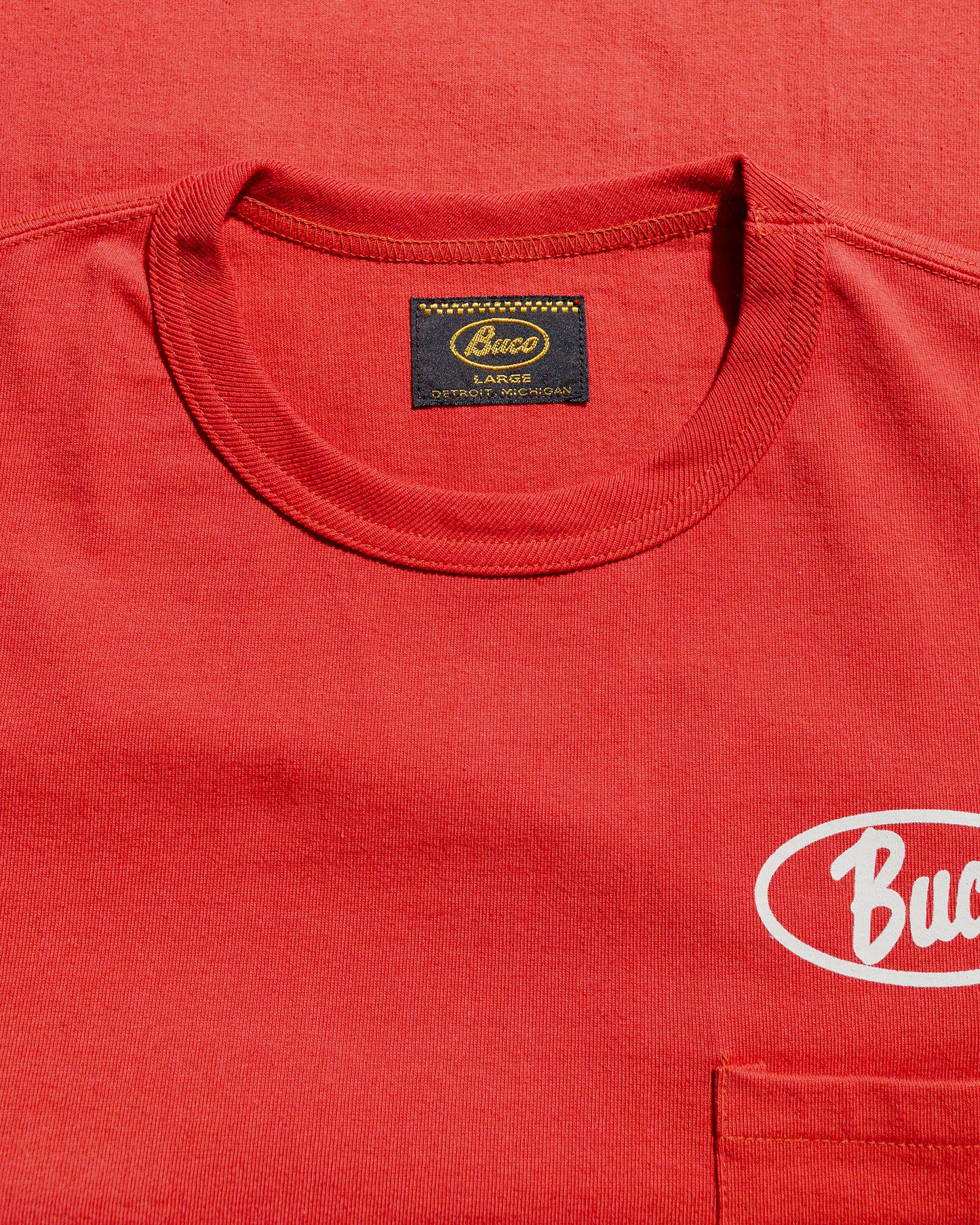 lost & found The Real McCoy's The Real McCoy's BC25005 Buco Tee / Enthusiast Cherry