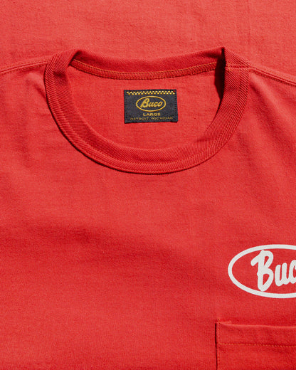 lost & found The Real McCoy's The Real McCoy's BC25005 Buco Tee / Enthusiast Cherry