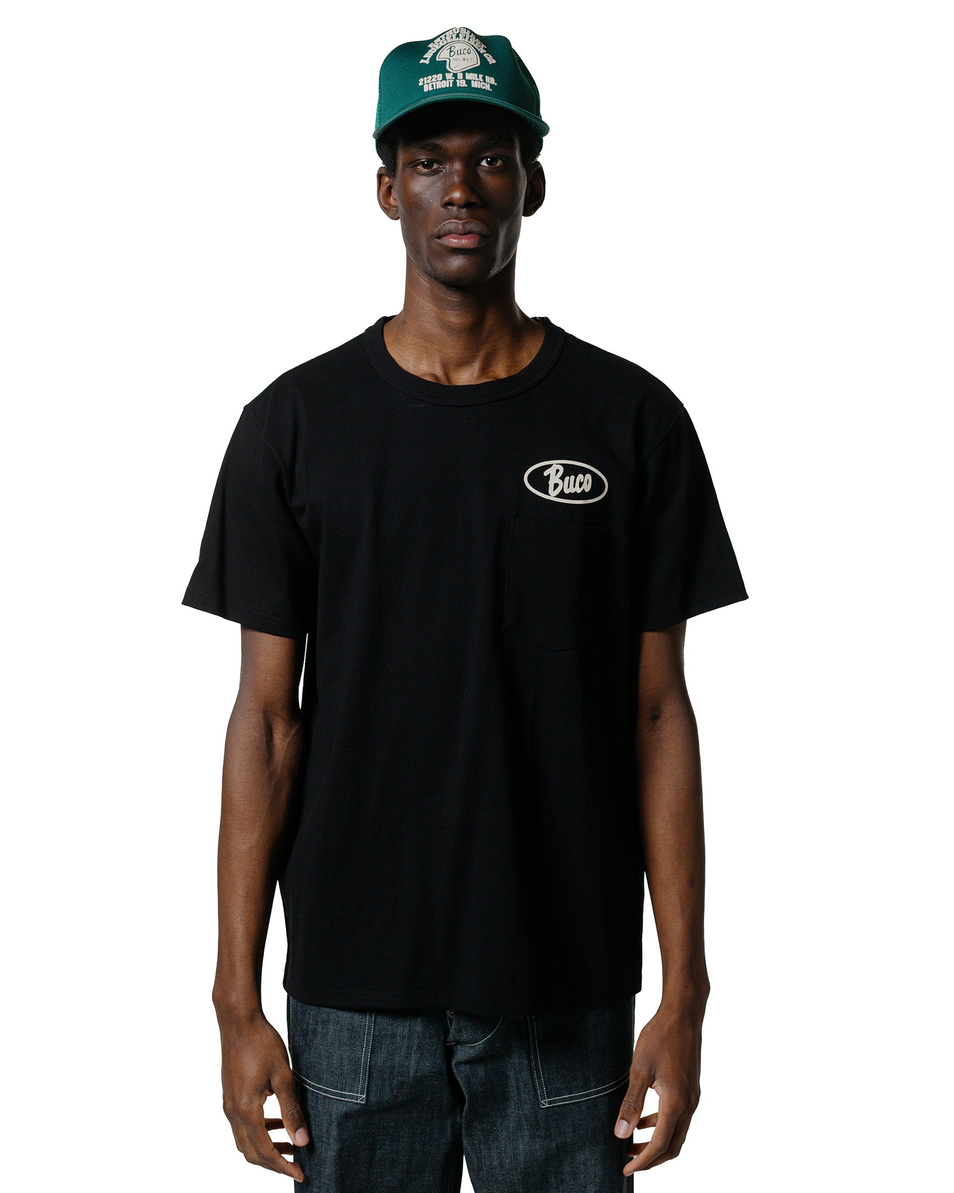 lost & found The Real McCoy's The Real McCoy's BC25005 Buco Tee / Enthusiast Black