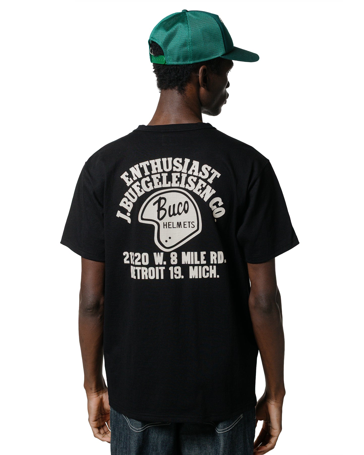 lost & found The Real McCoy's The Real McCoy's BC25005 Buco Tee / Enthusiast Black