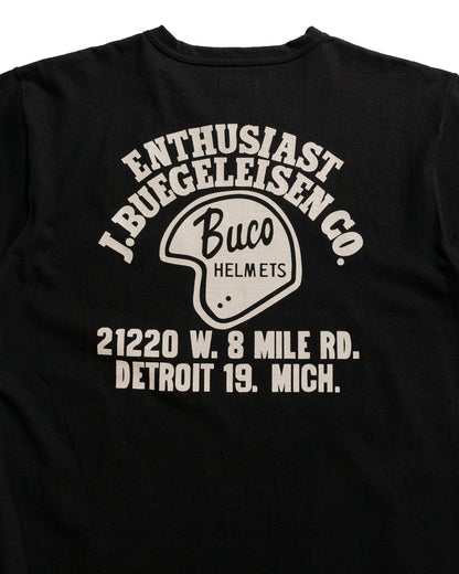 lost & found The Real McCoy's The Real McCoy's BC25005 Buco Tee / Enthusiast Black