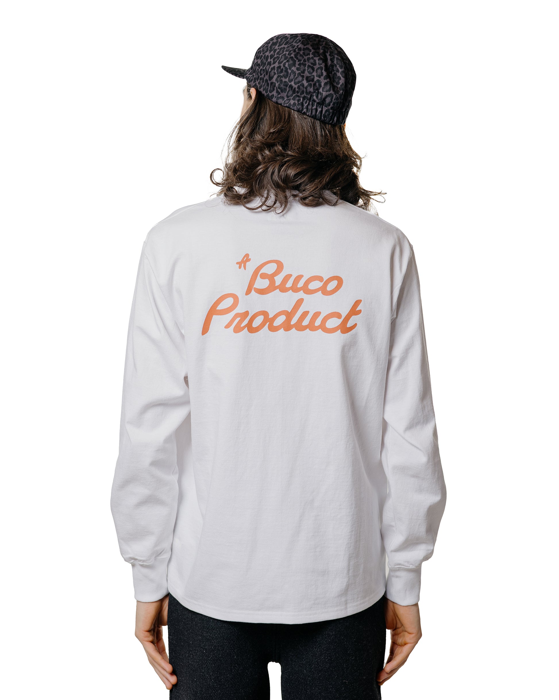 lost & found The Real McCoy's The Real McCoy's BC25105 BUCO L/S Tee / Look At How Buco Did It! White
