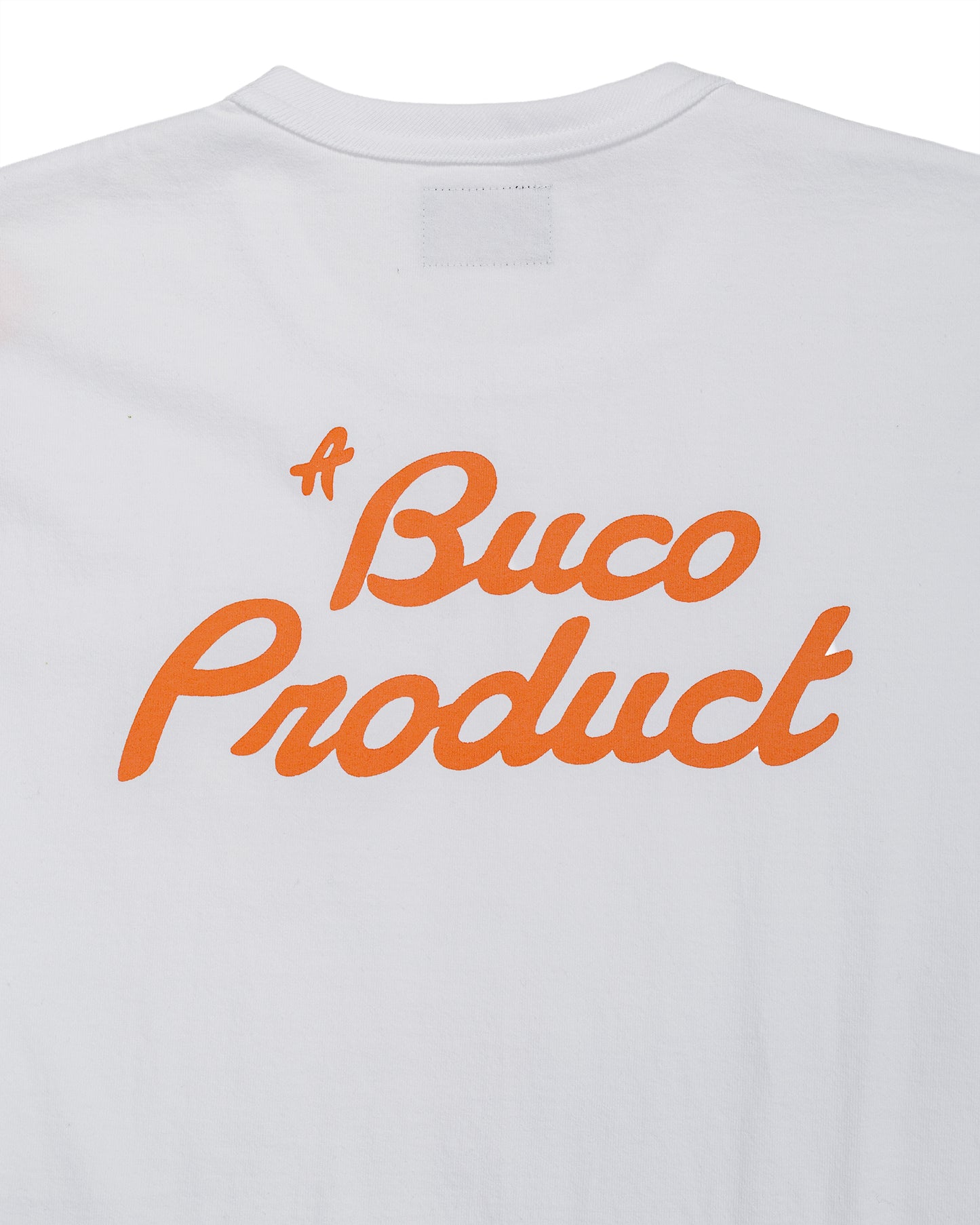 lost & found The Real McCoy's The Real McCoy's BC25105 BUCO L/S Tee / Look At How Buco Did It! White