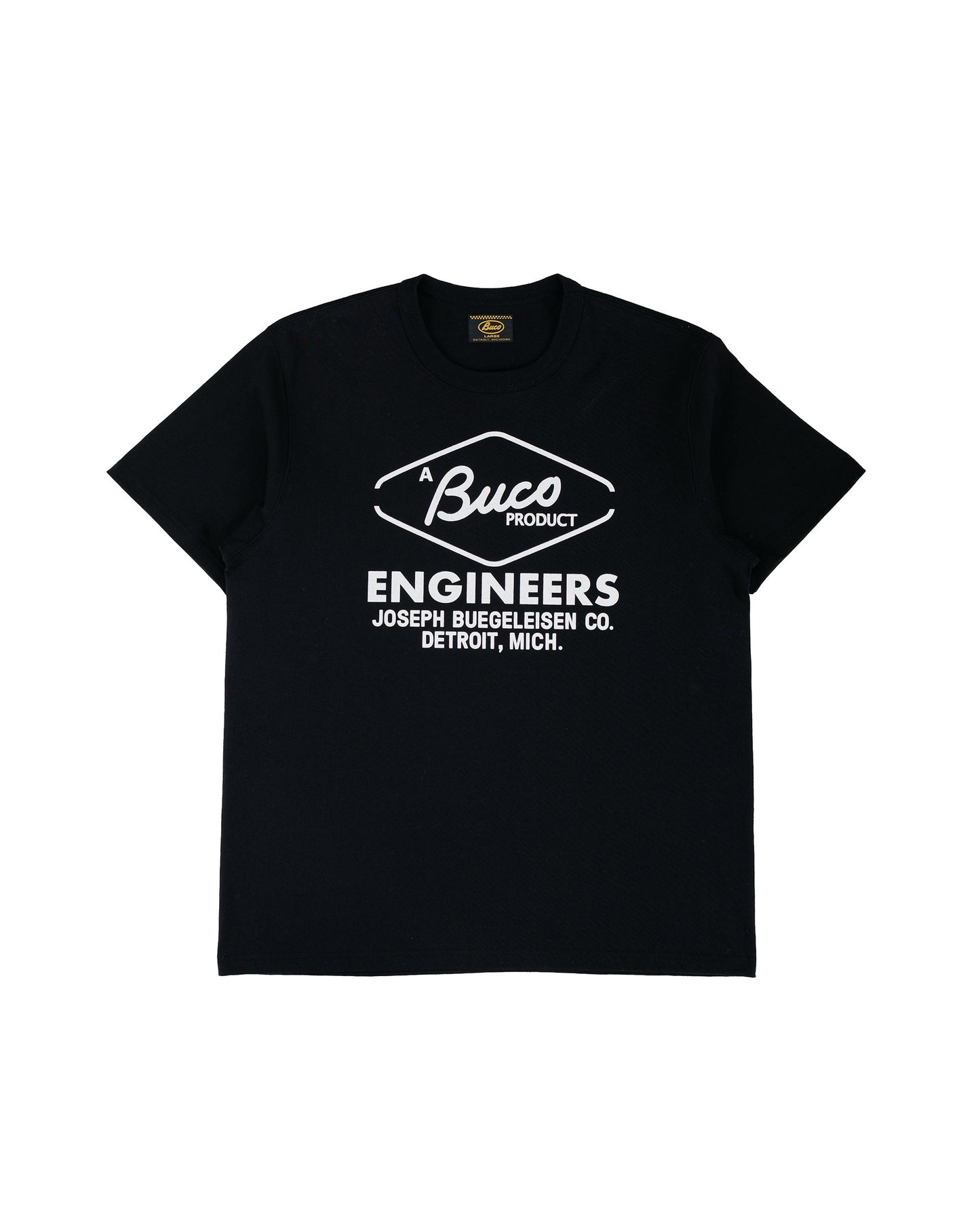 lost & found The Real McCoy's The Real McCoy's BC26001 Buco Tee / Buco Engineers Black