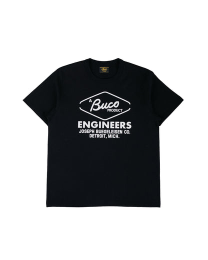 lost & found The Real McCoy's The Real McCoy's BC26001 Buco Tee / Buco Engineers Black