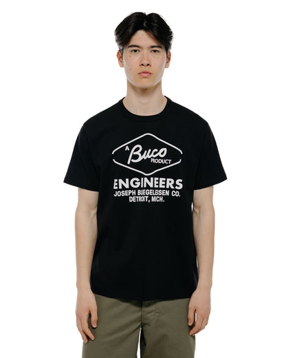 lost & found The Real McCoy's The Real McCoy's BC26001 Buco Tee / Buco Engineers Black