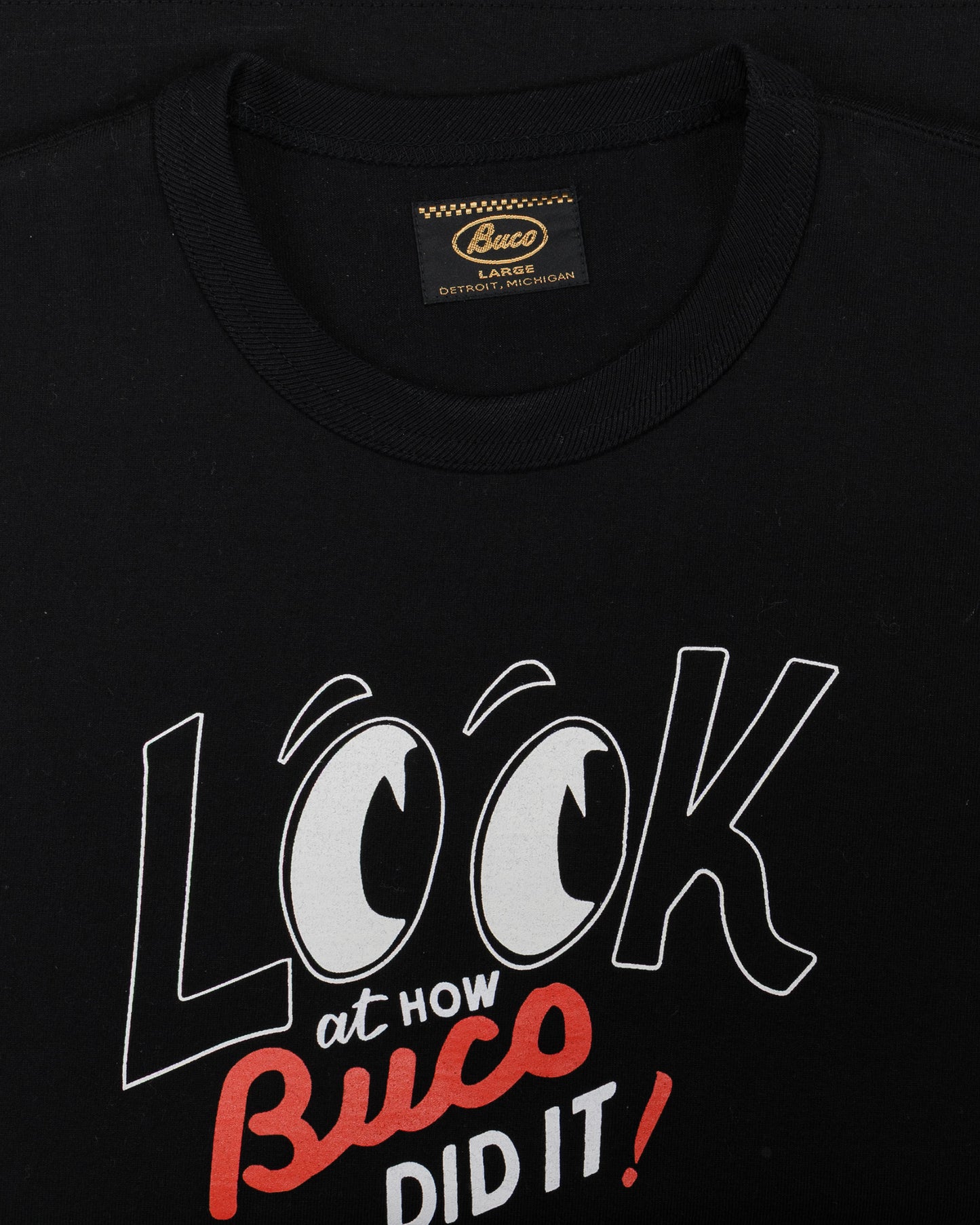 lost & found The Real McCoy's The Real McCoy's BC26002 BUCO Tee / Look At How Buco Did It! Black