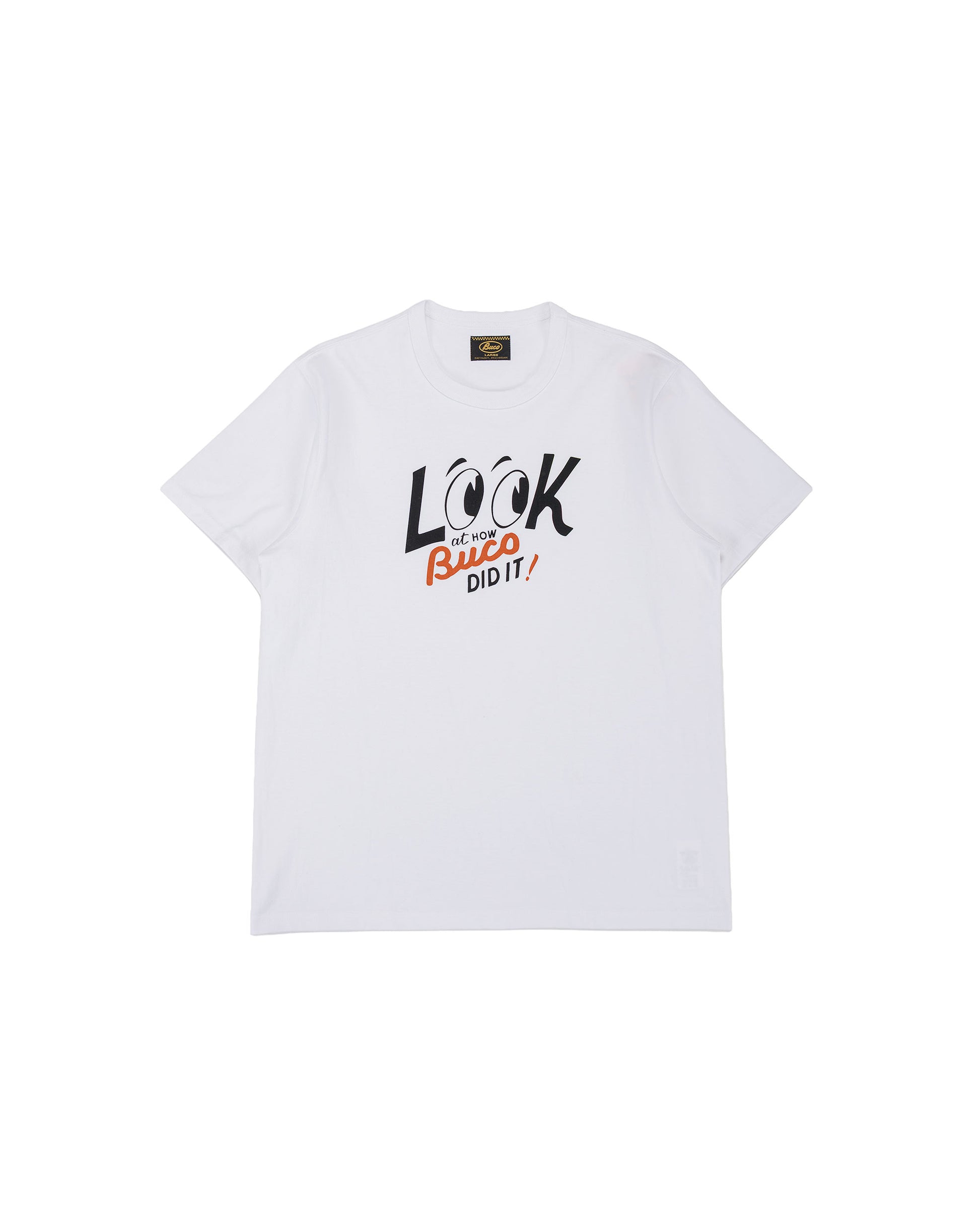 lost & found The Real McCoy's The Real McCoy's BC26002 BUCO Tee / Look At How Buco Did It! White