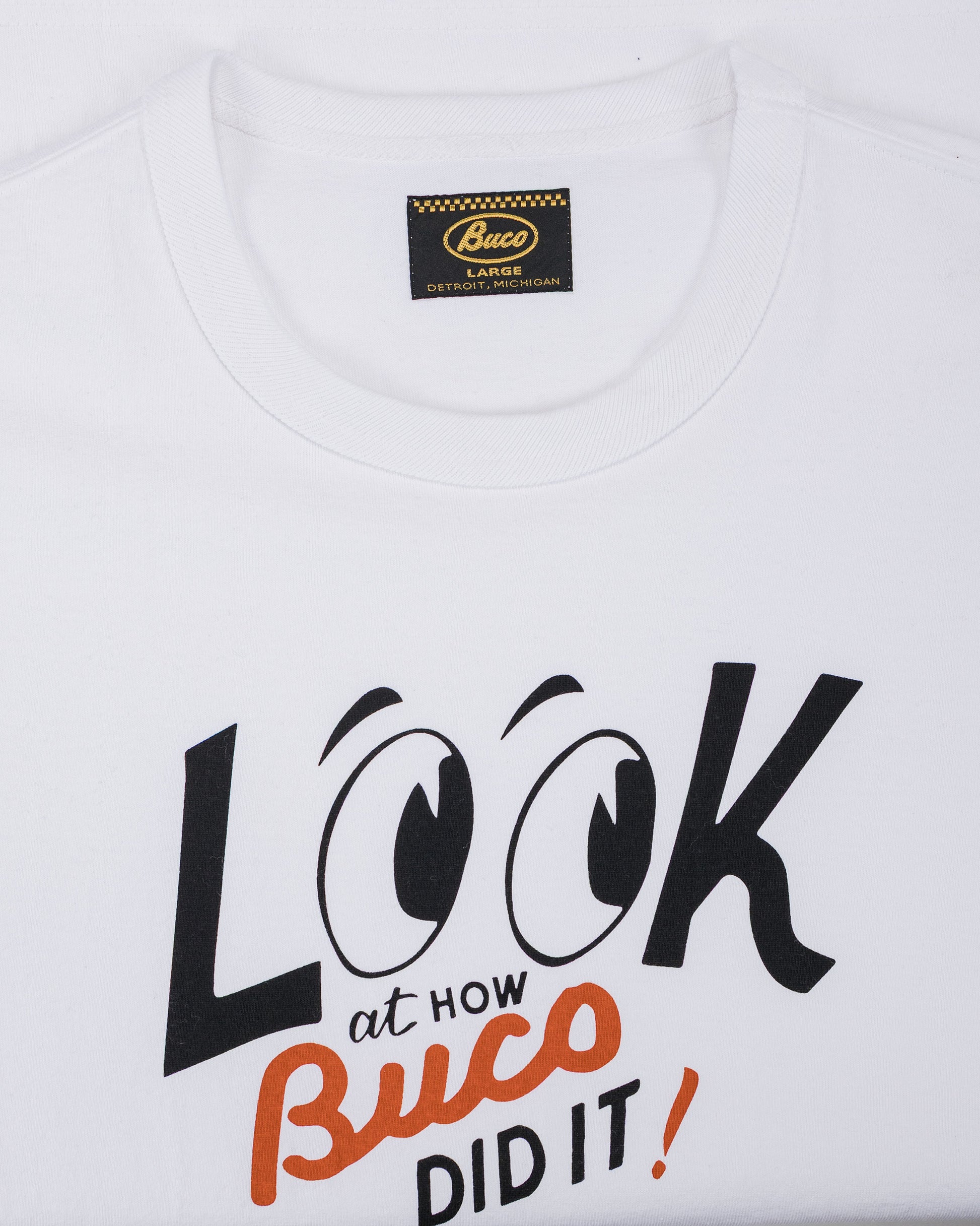 lost & found The Real McCoy's The Real McCoy's BC26002 BUCO Tee / Look At How Buco Did It! White