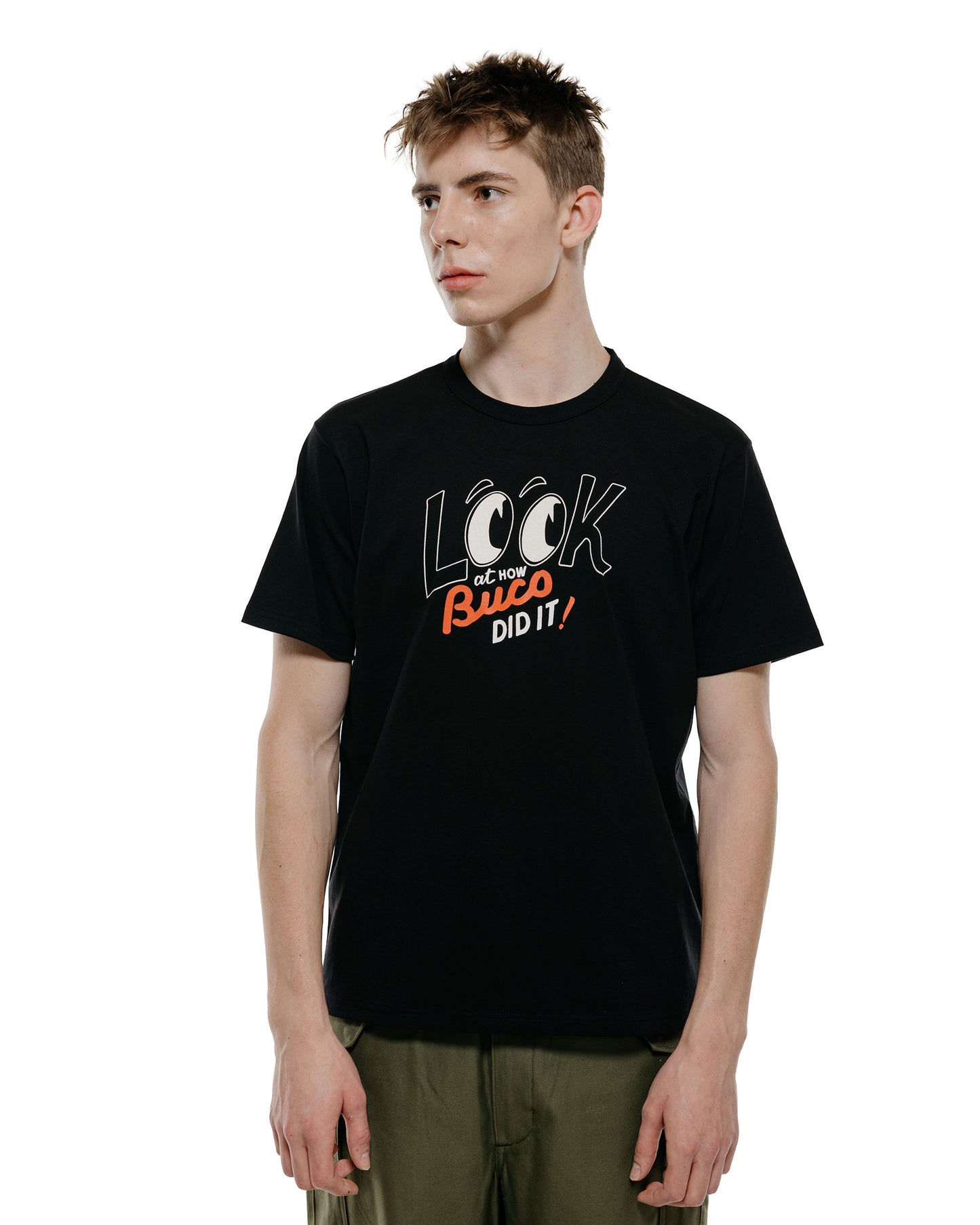 lost & found The Real McCoy's The Real McCoy's BC26002 BUCO Tee / Look At How Buco Did It! Black