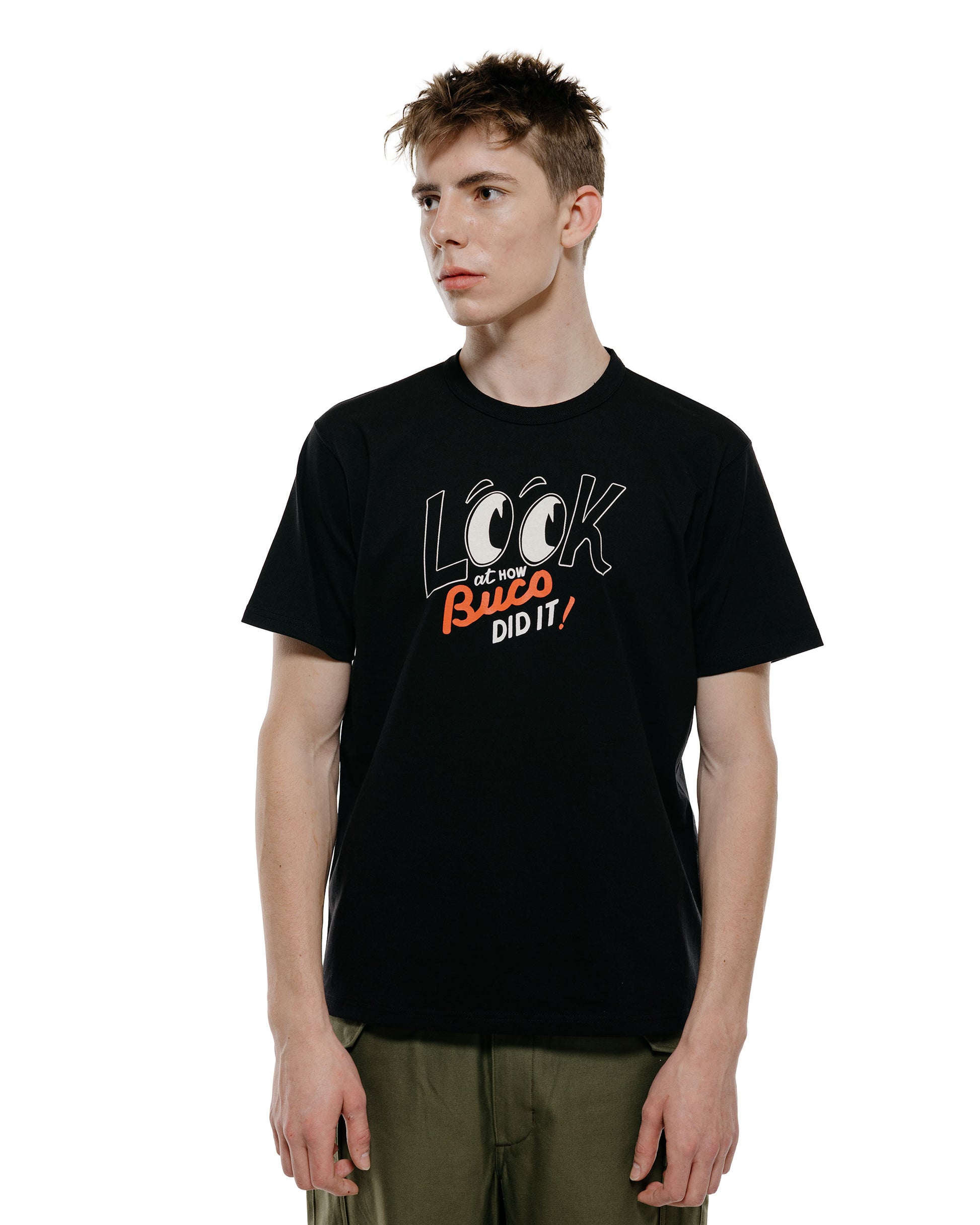 lost & found The Real McCoy's The Real McCoy's BC26002 BUCO Tee / Look At How Buco Did It! Black