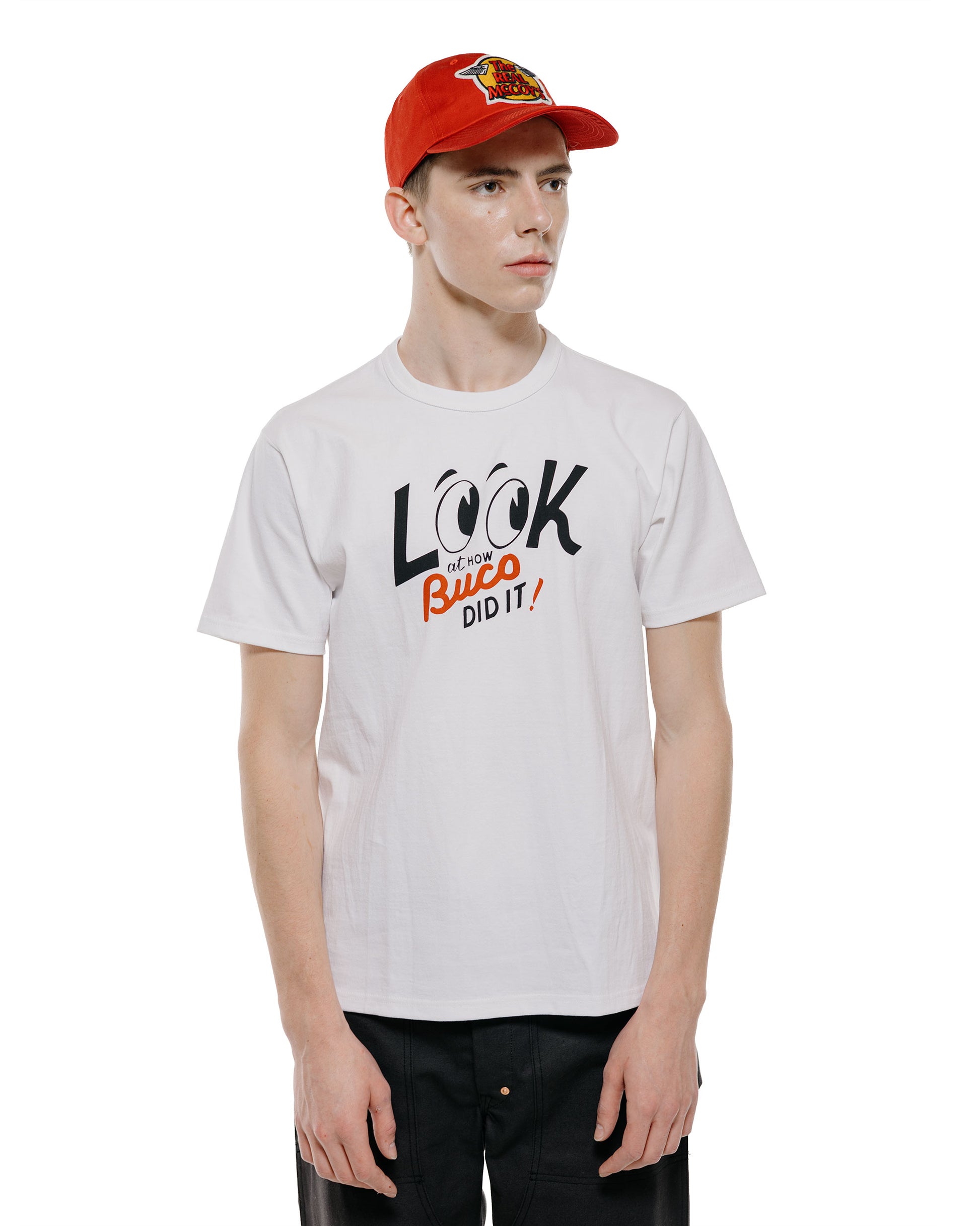 lost & found The Real McCoy's The Real McCoy's BC26002 BUCO Tee / Look At How Buco Did It! White