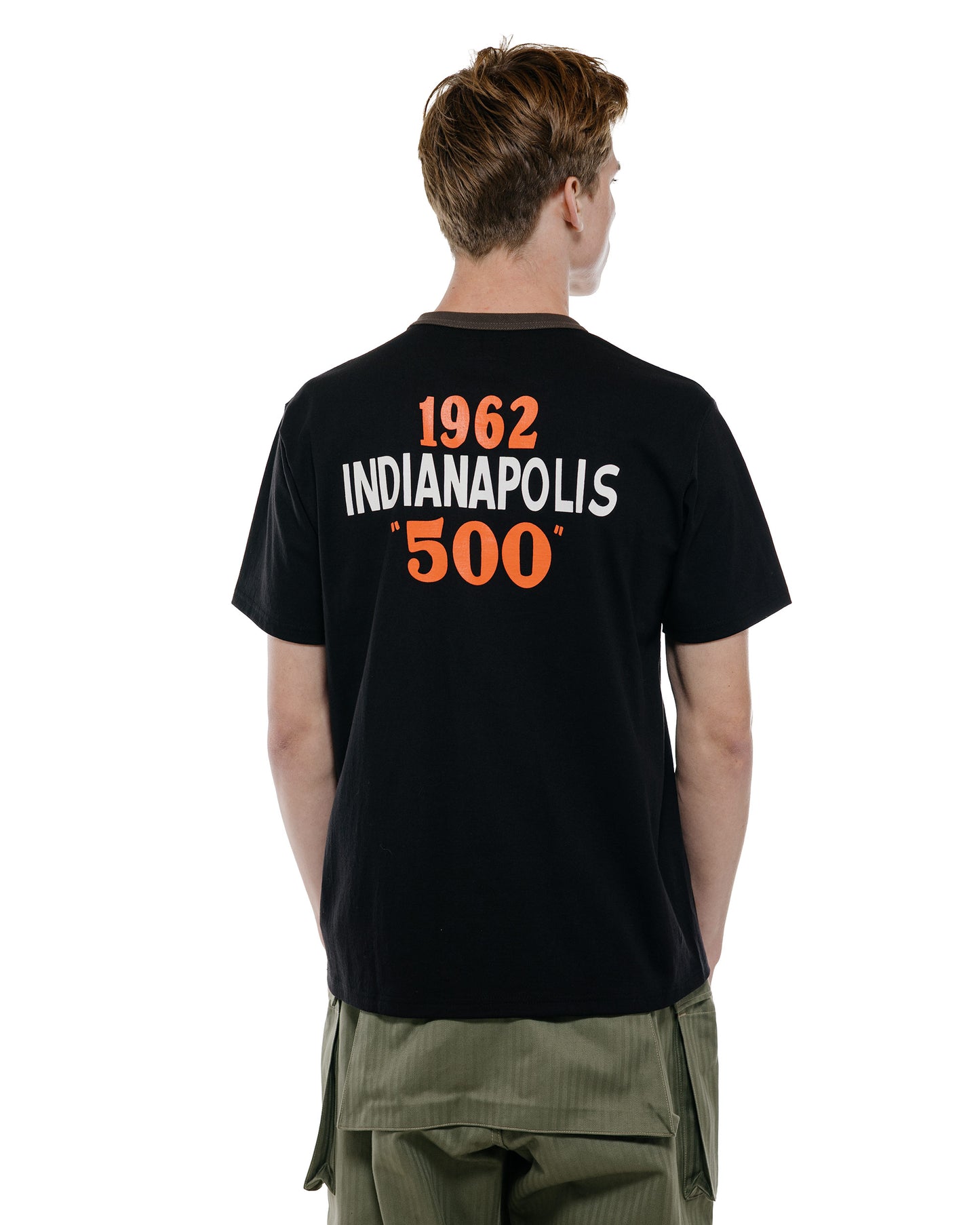 The Real McCoy's BC26004 Buco Tee / Welcome Racing Fans! Black/Charcoal
