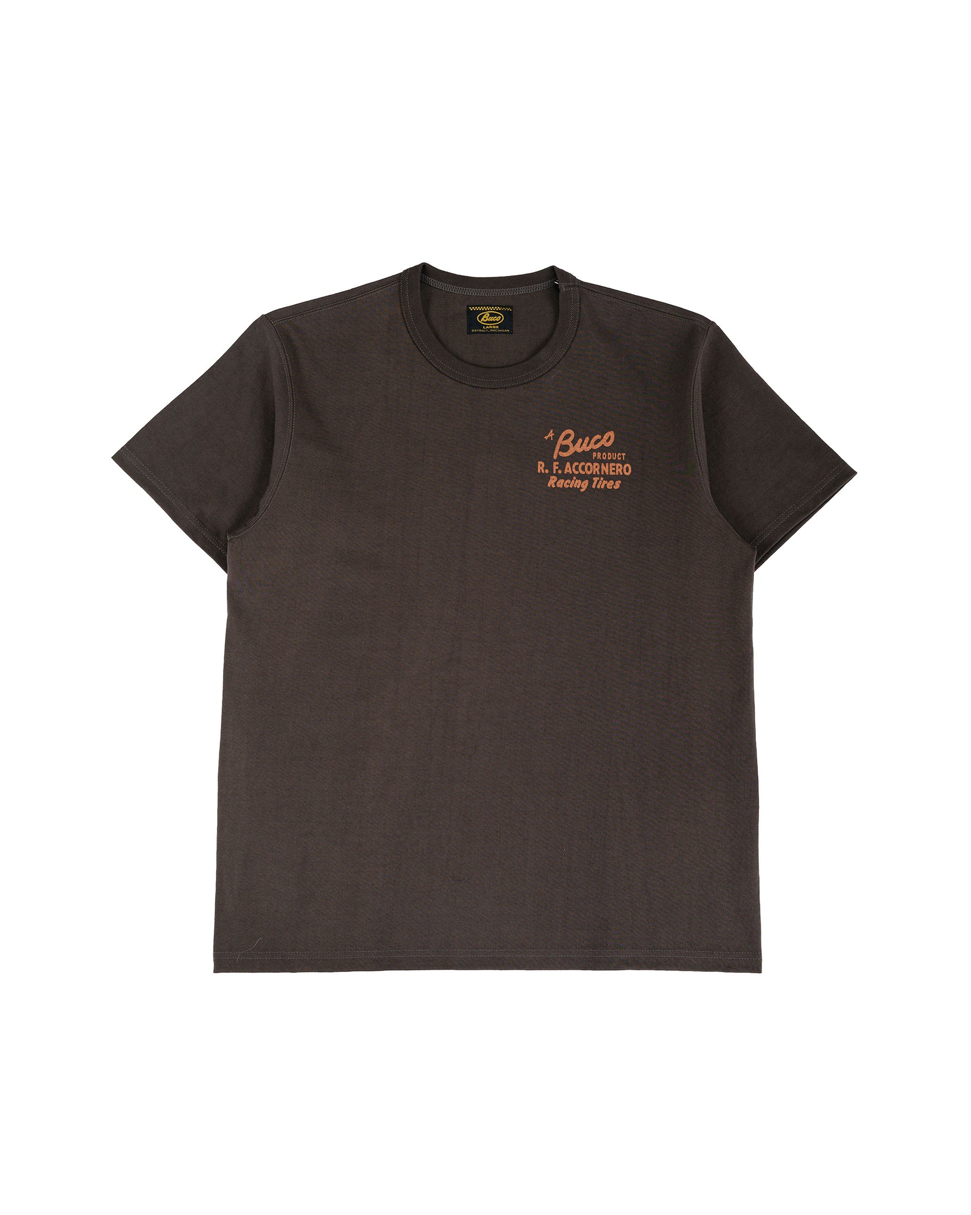 lost & found The Real McCoy's The Real McCoy's BC26007 Buco Tee / R.F. Accornero Charcoal