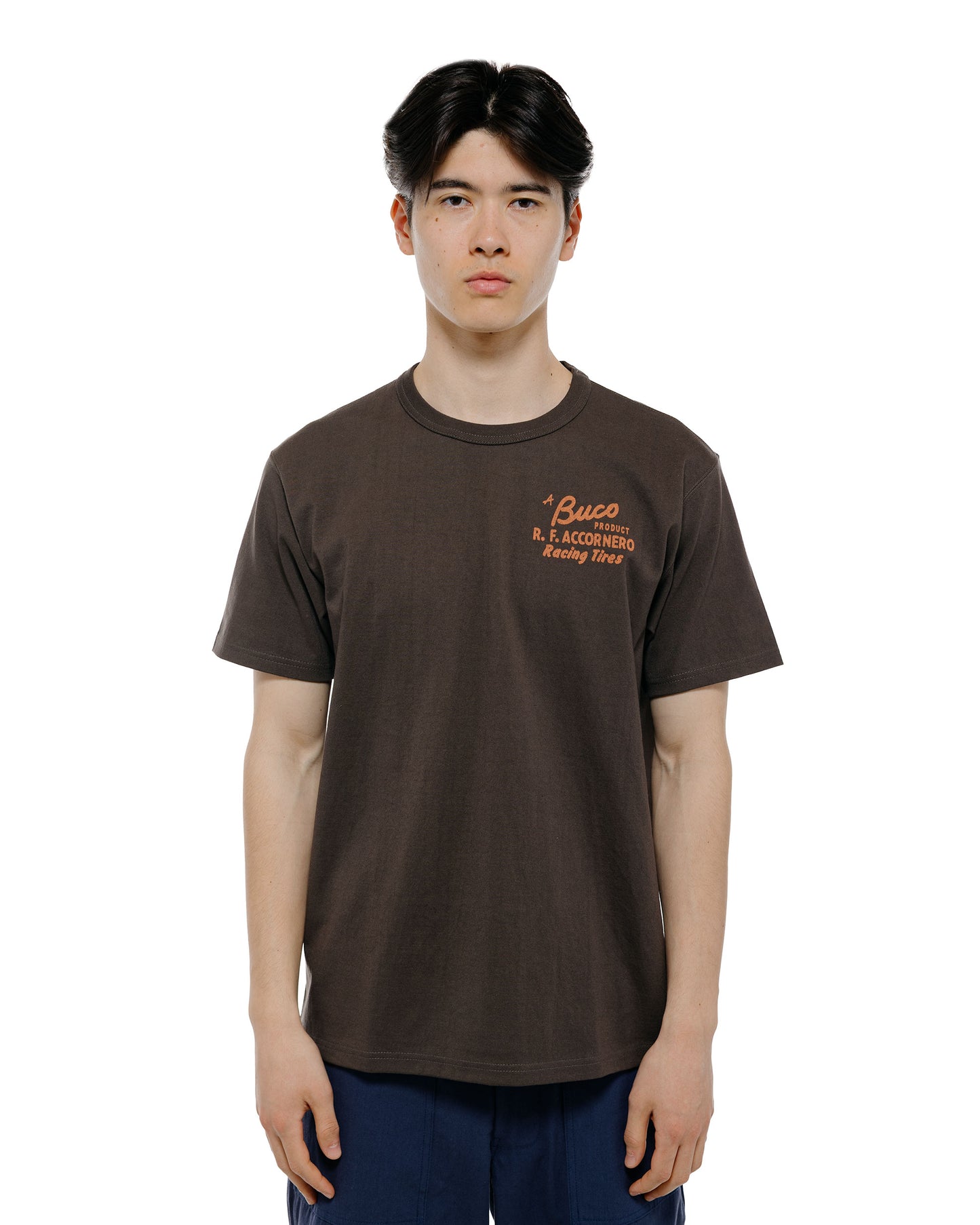 lost & found The Real McCoy's The Real McCoy's BC26007 Buco Tee / R.F. Accornero Charcoal