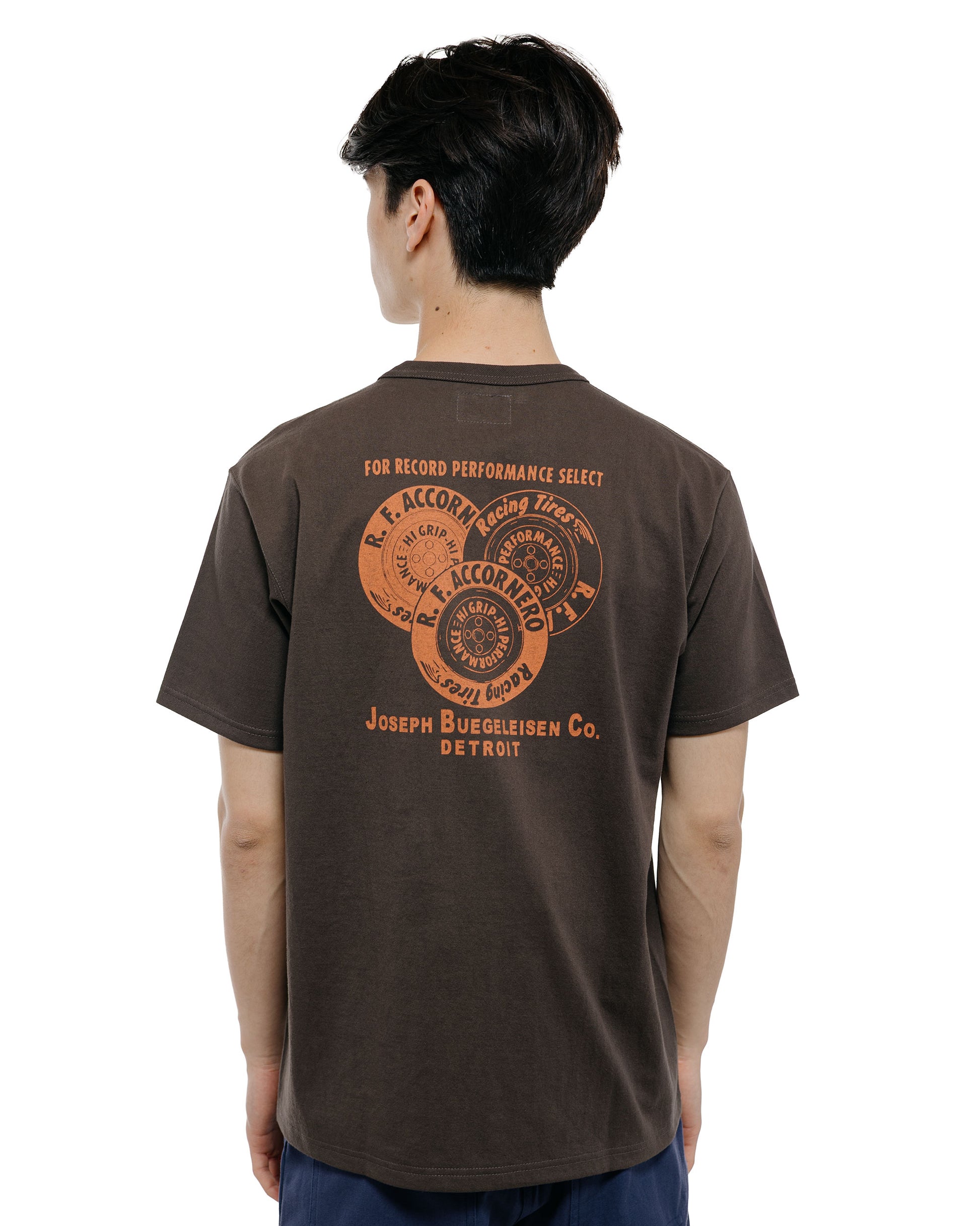 lost & found The Real McCoy's The Real McCoy's BC26007 Buco Tee / R.F. Accornero Charcoal
