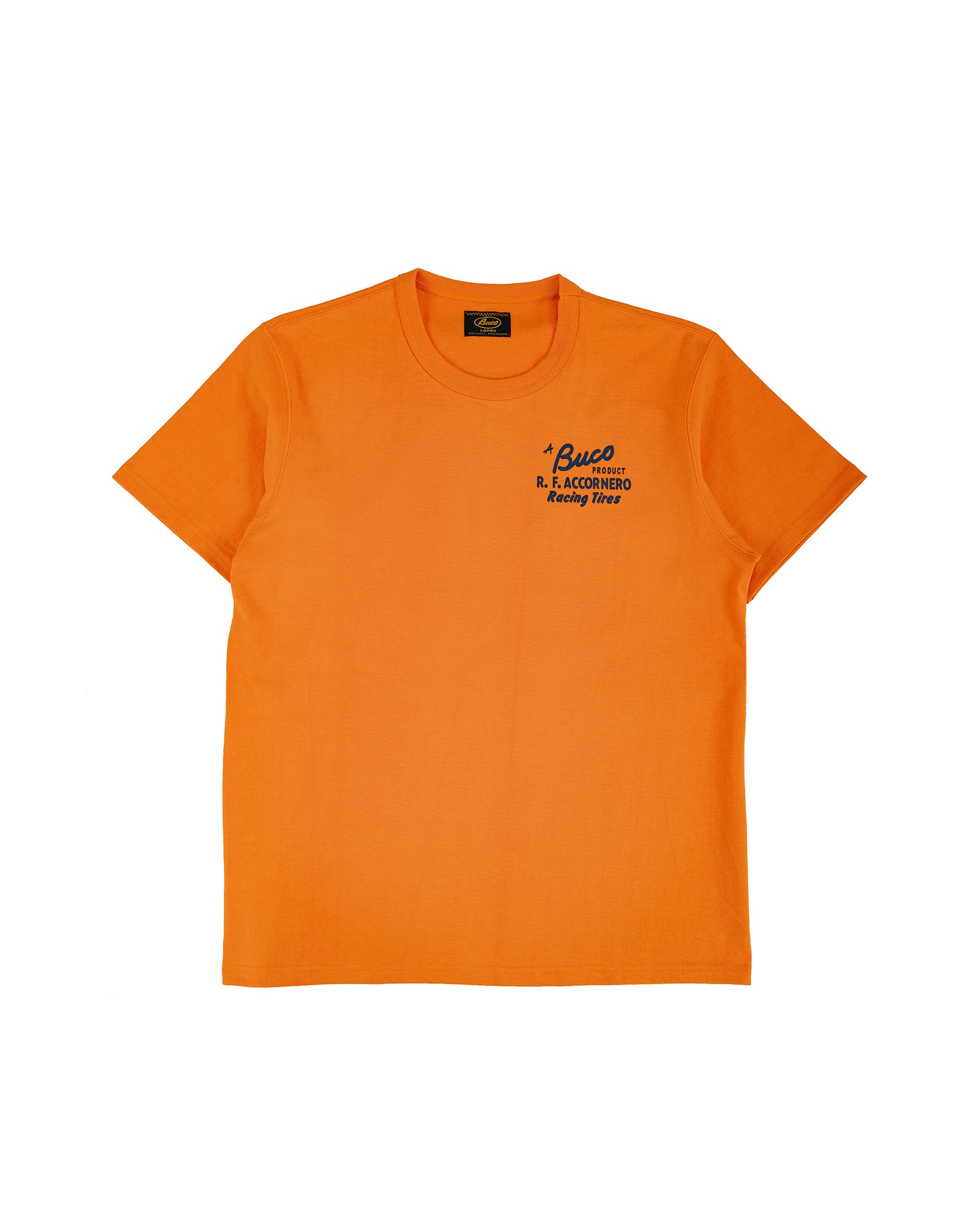 lost & found The Real McCoy's The Real McCoy's BC26007 Buco Tee / R.F. Accornero Orange