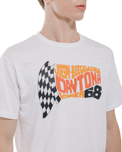The Real McCoy's BC26008 Athletic T-Shirt  Daytona 68' White
