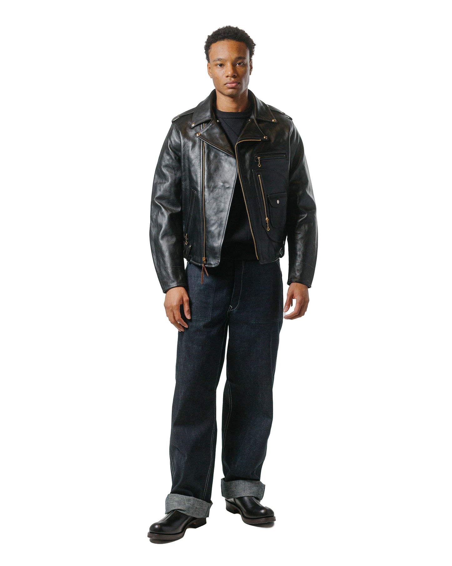 lost & found The Real McCoy's The Real McCoy's BJ21101 Buco J-24 Jacket Black