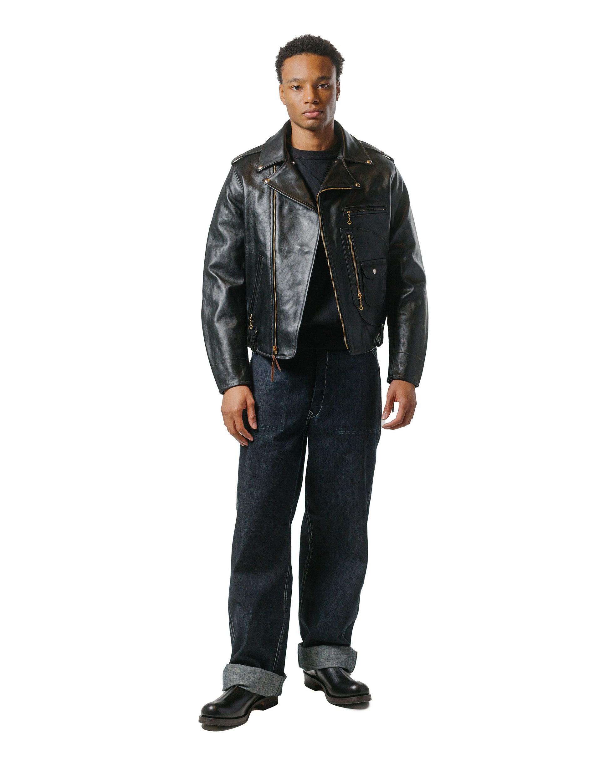 lost & found The Real McCoy's The Real McCoy's BJ21101 Buco J-24 Jacket Black