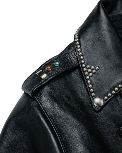 lost & found The Real McCoy's The Real McCoy's BJ24101 Buco J-24 Smoky Jim Leather Jacket Black