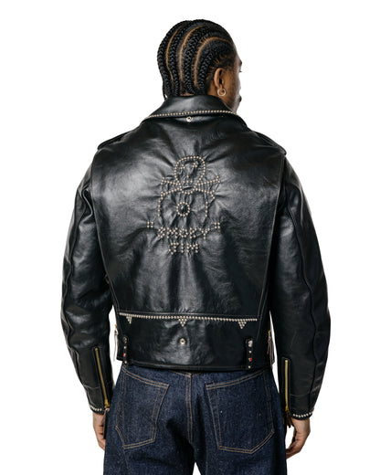lost & found The Real McCoy's The Real McCoy's BJ24101 Buco J-24 Smoky Jim Leather Jacket Black