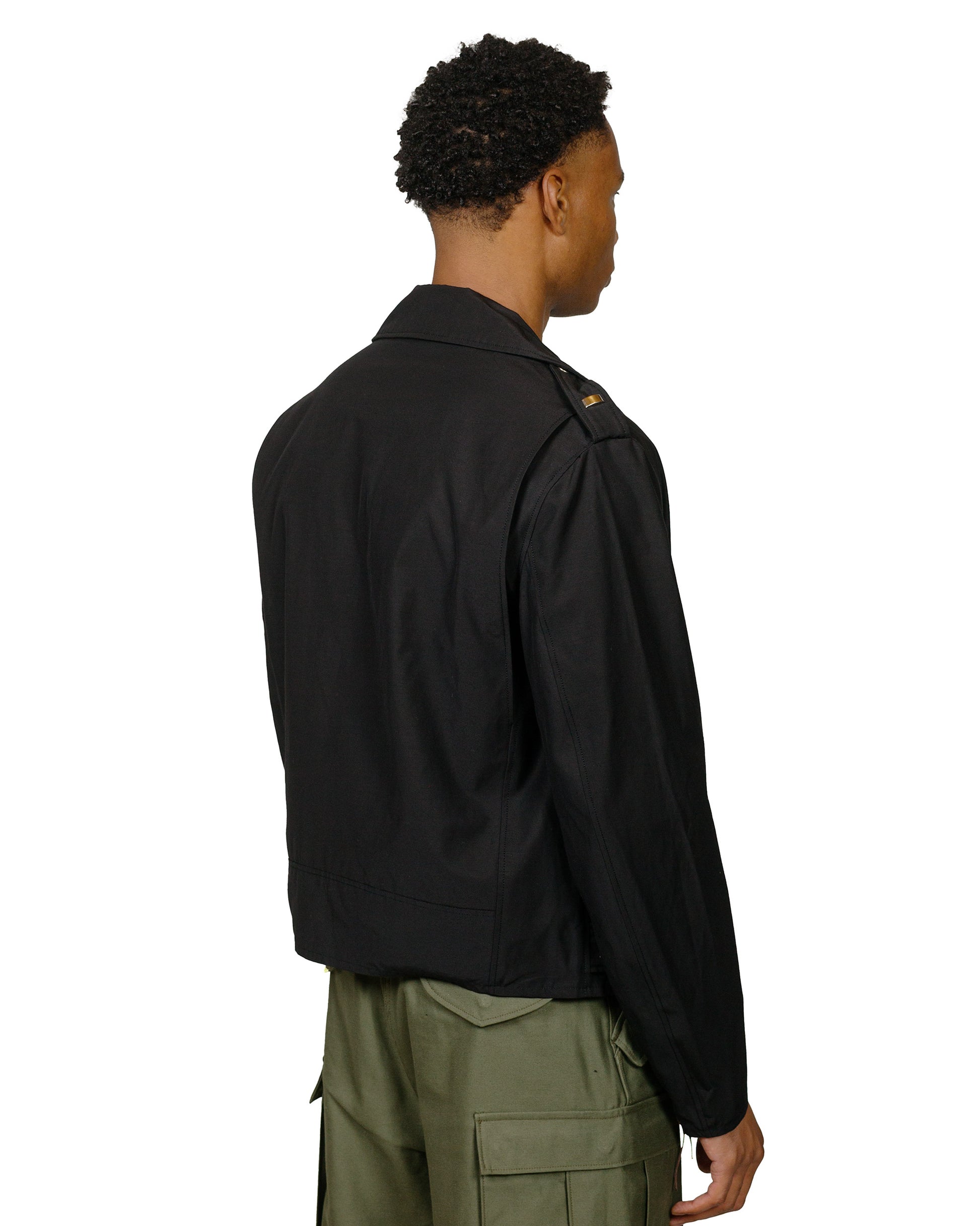 lost & found The Real McCoy's The Real McCoy's BJ24102 Buco J-24 Satin Twill Jacket Black