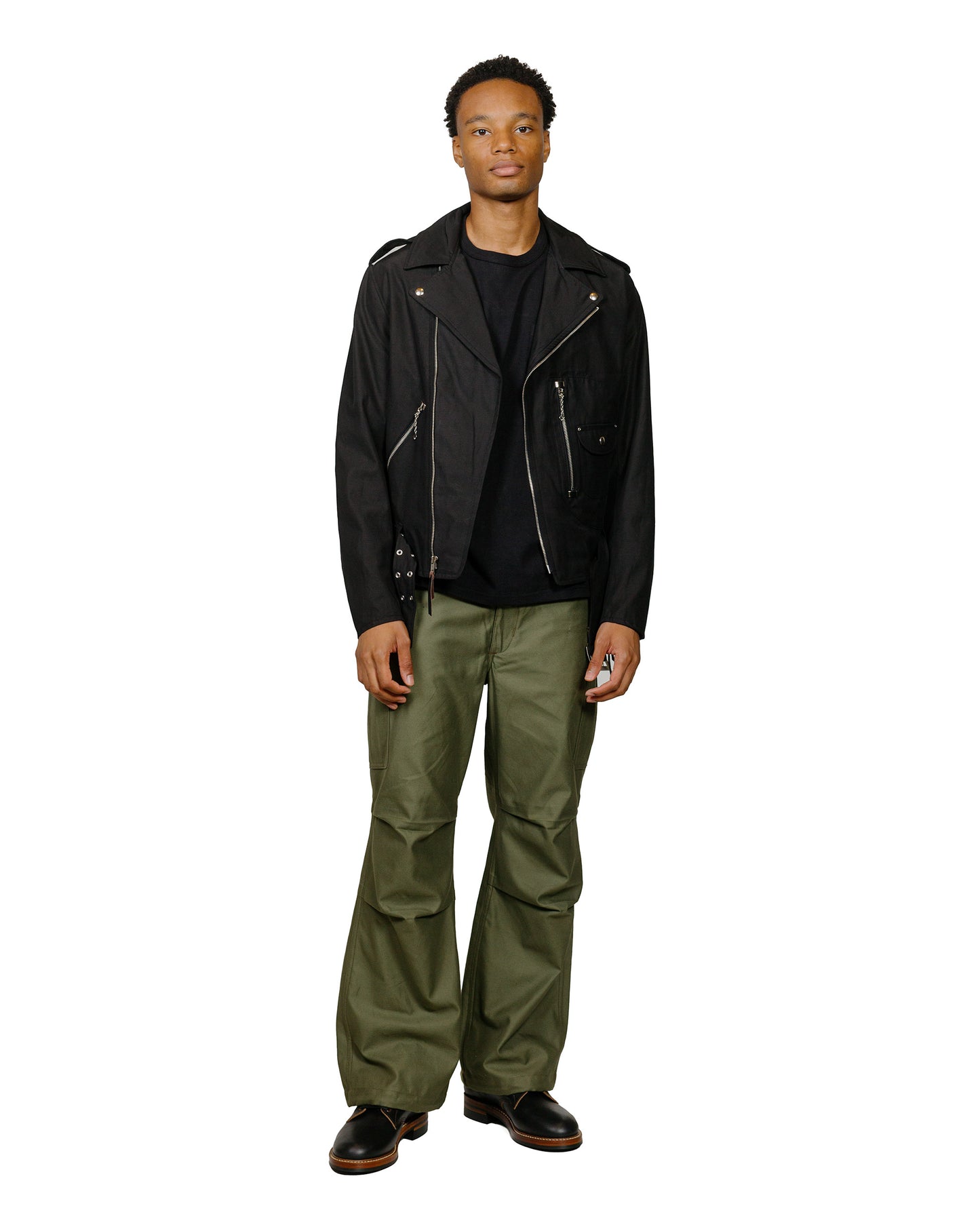 lost & found The Real McCoy's The Real McCoy's BJ24102 Buco J-24 Satin Twill Jacket Black