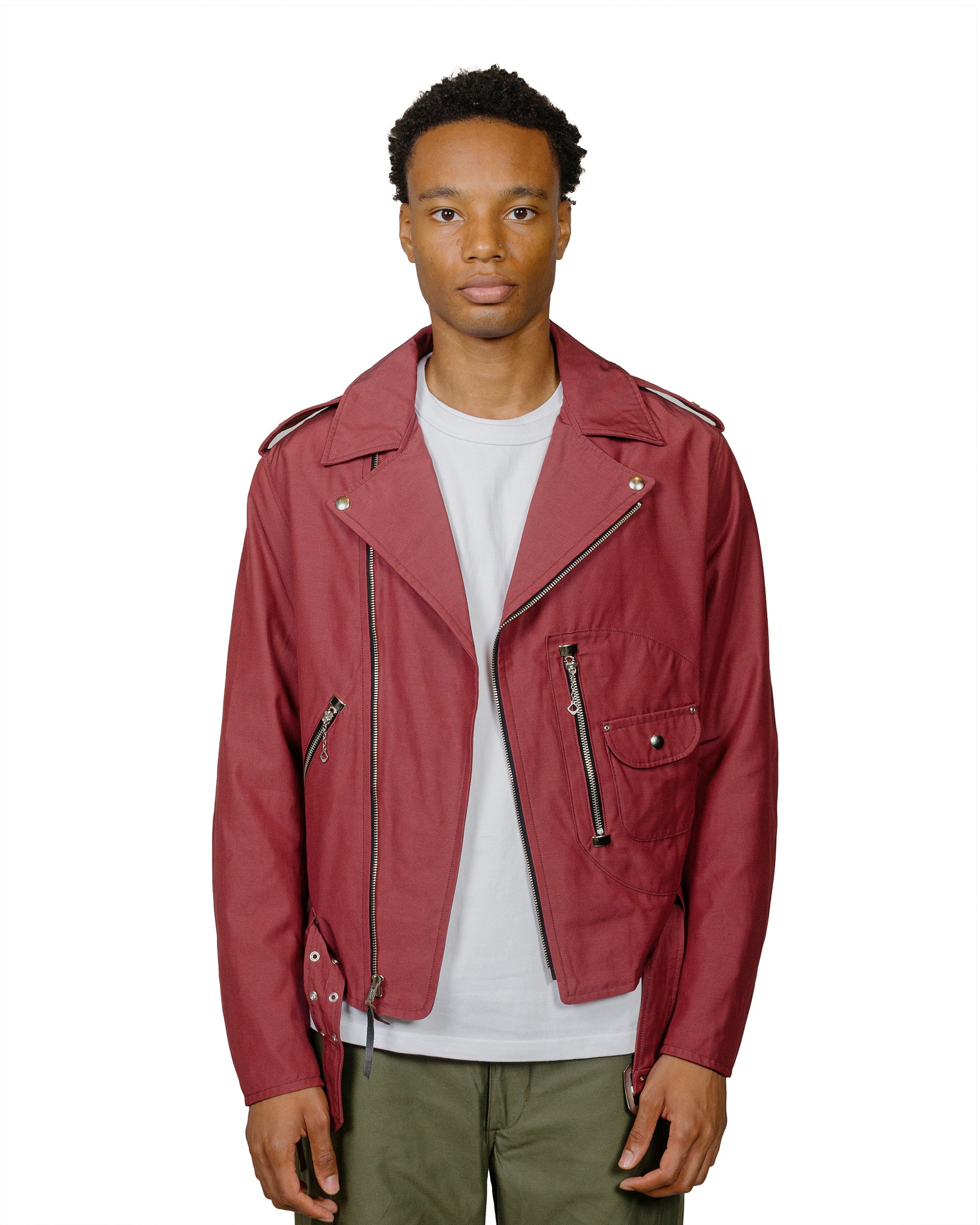 lost & found The Real McCoy's The Real McCoy's BJ24102 Buco J-24 Satin Twill Jacket Burgundy