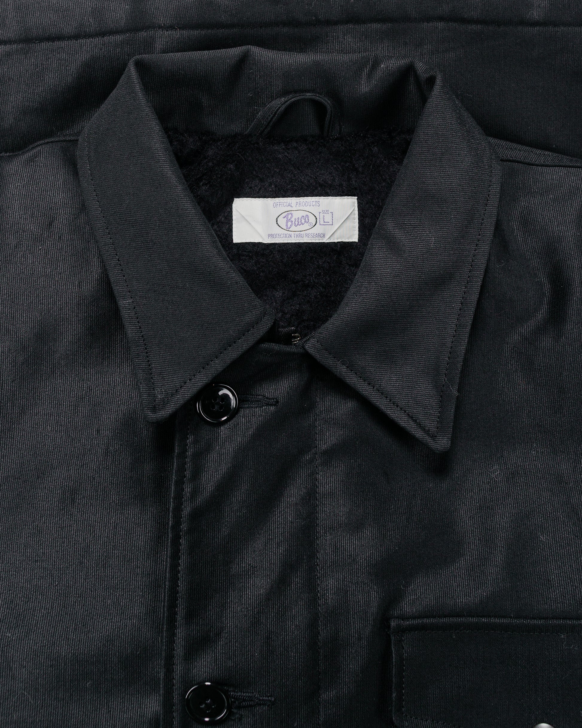 lost & found The Real McCoy's The Real McCoy's BJ25101 Buco Civilian Collared Deck Jacket Black