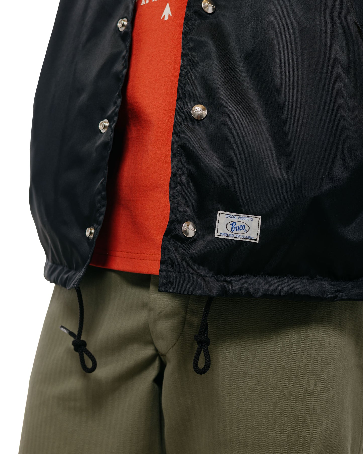 lost & found The Real McCoy's The Real McCoy's BJ26001 Buco Coach Jacket / Enthusiast Black