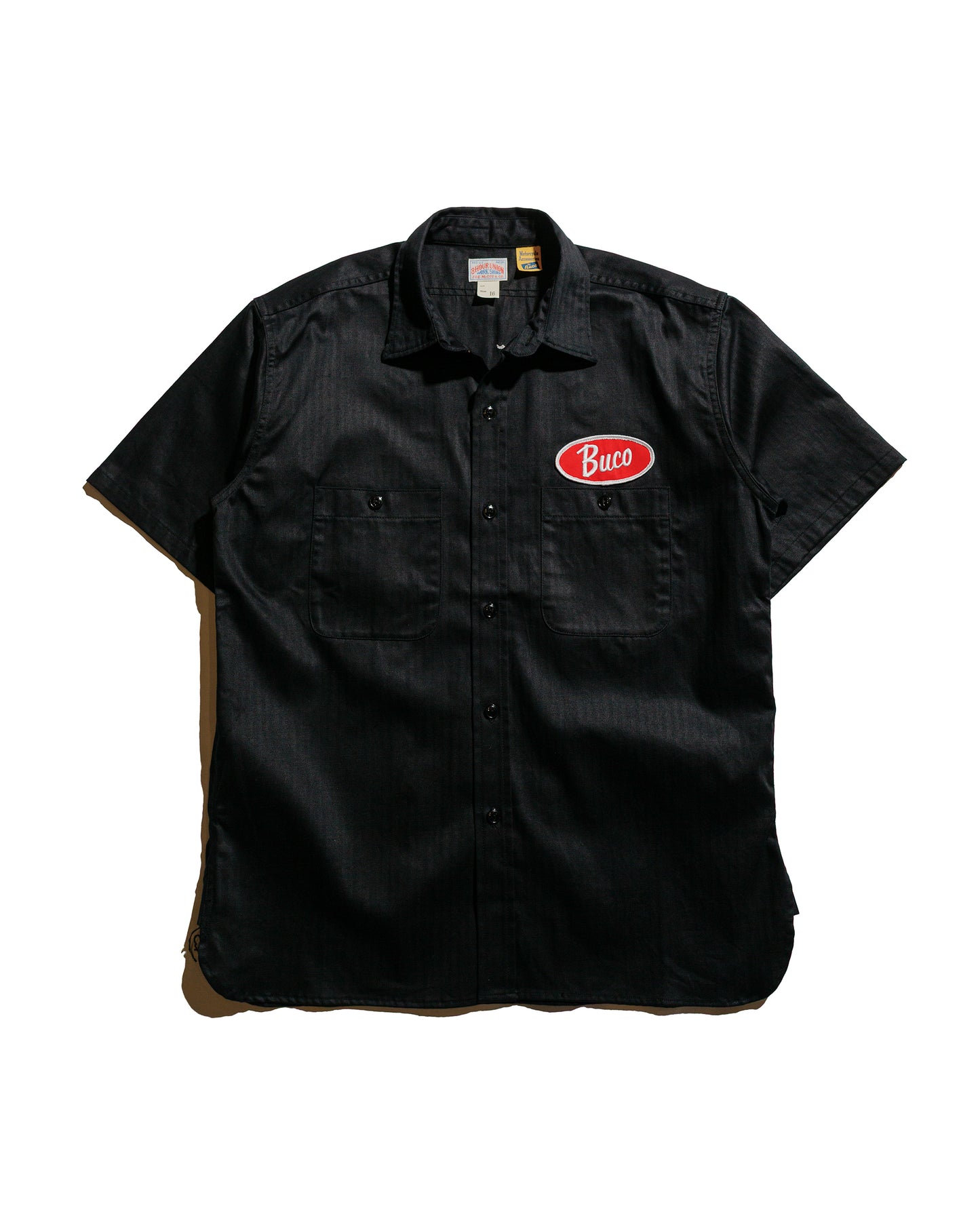 lost & found The Real McCoy's The Real McCoy's BS25001 Buco Workshirt S/S Culver City Black