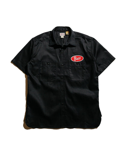 lost & found The Real McCoy's The Real McCoy's BS25001 Buco Workshirt S/S Culver City Black