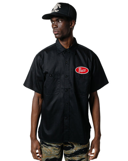lost & found The Real McCoy's The Real McCoy's BS25001 Buco Workshirt S/S Culver City Black