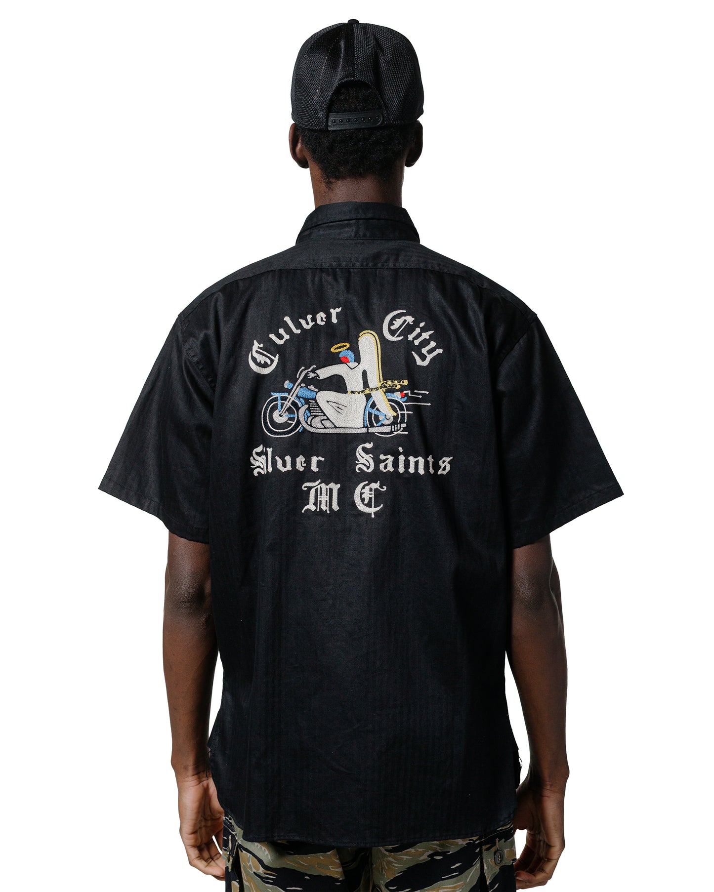 lost & found The Real McCoy's The Real McCoy's BS25001 Buco Workshirt S/S Culver City Black