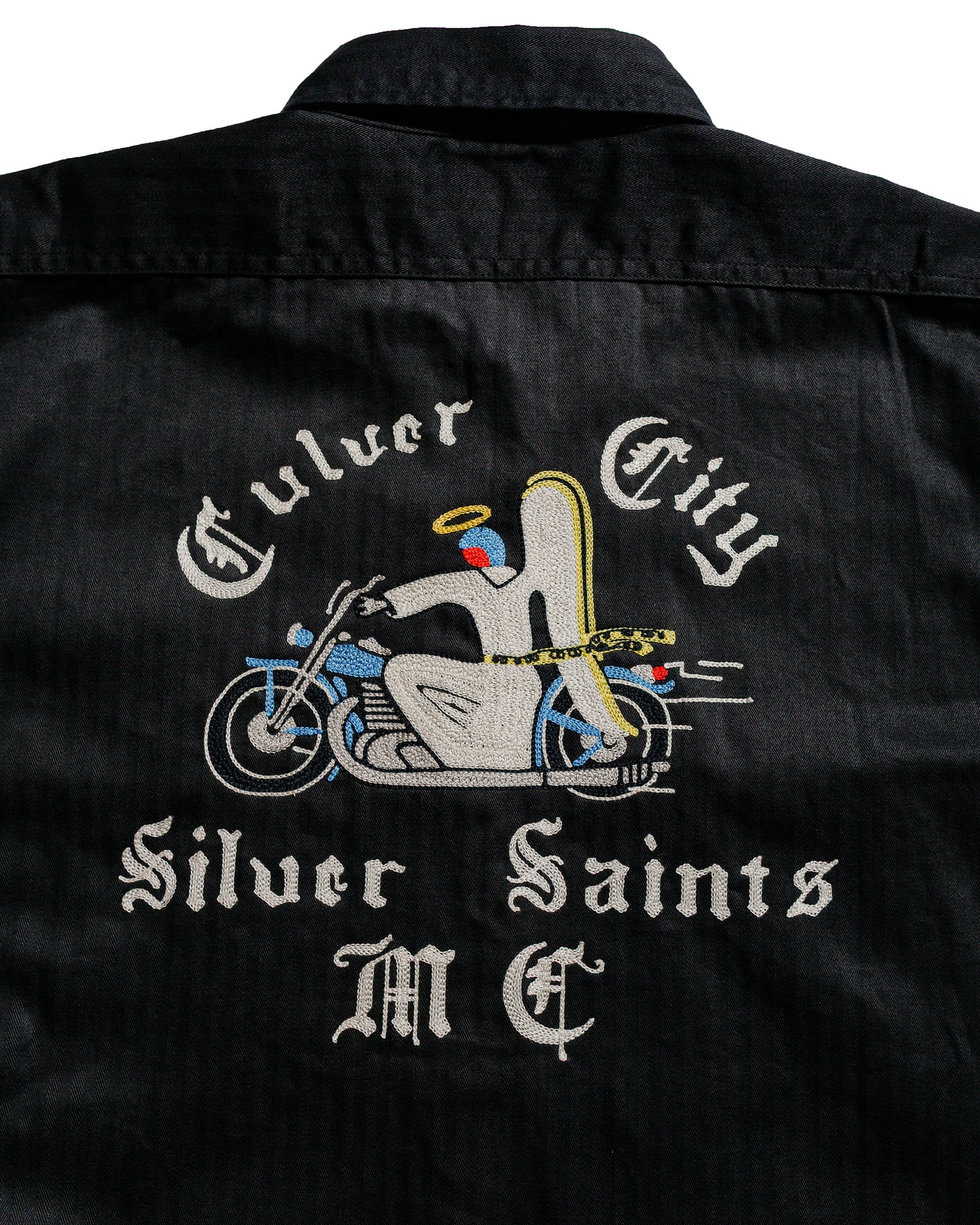 lost & found The Real McCoy's The Real McCoy's BS25001 Buco Workshirt S/S Culver City Black