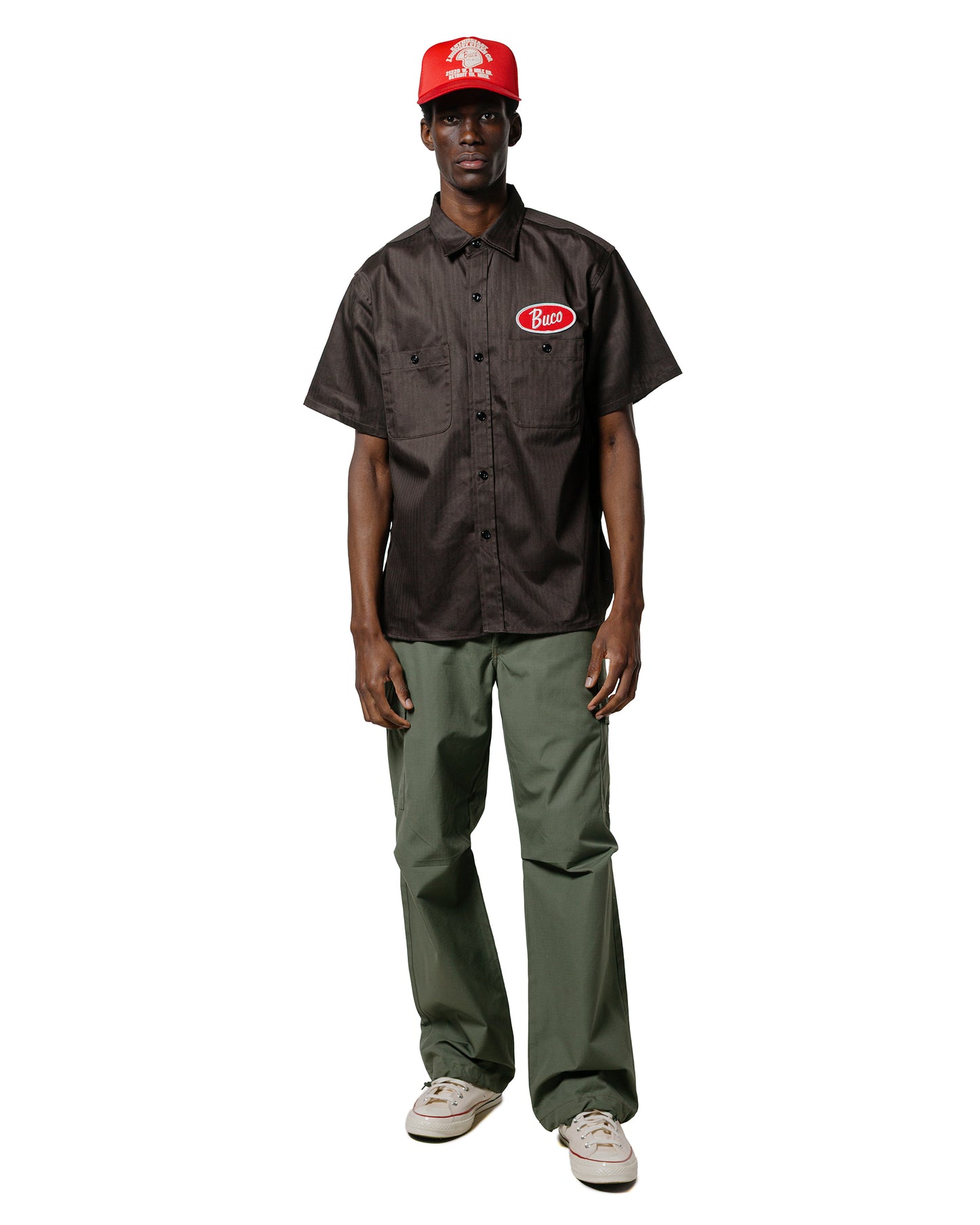 lost & found The Real McCoy's The Real McCoy's BS25001 Buco Workshirt S/S Culver City Steel