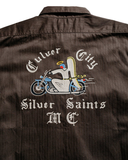 lost & found The Real McCoy's The Real McCoy's BS25001 Buco Workshirt S/S Culver City Steel