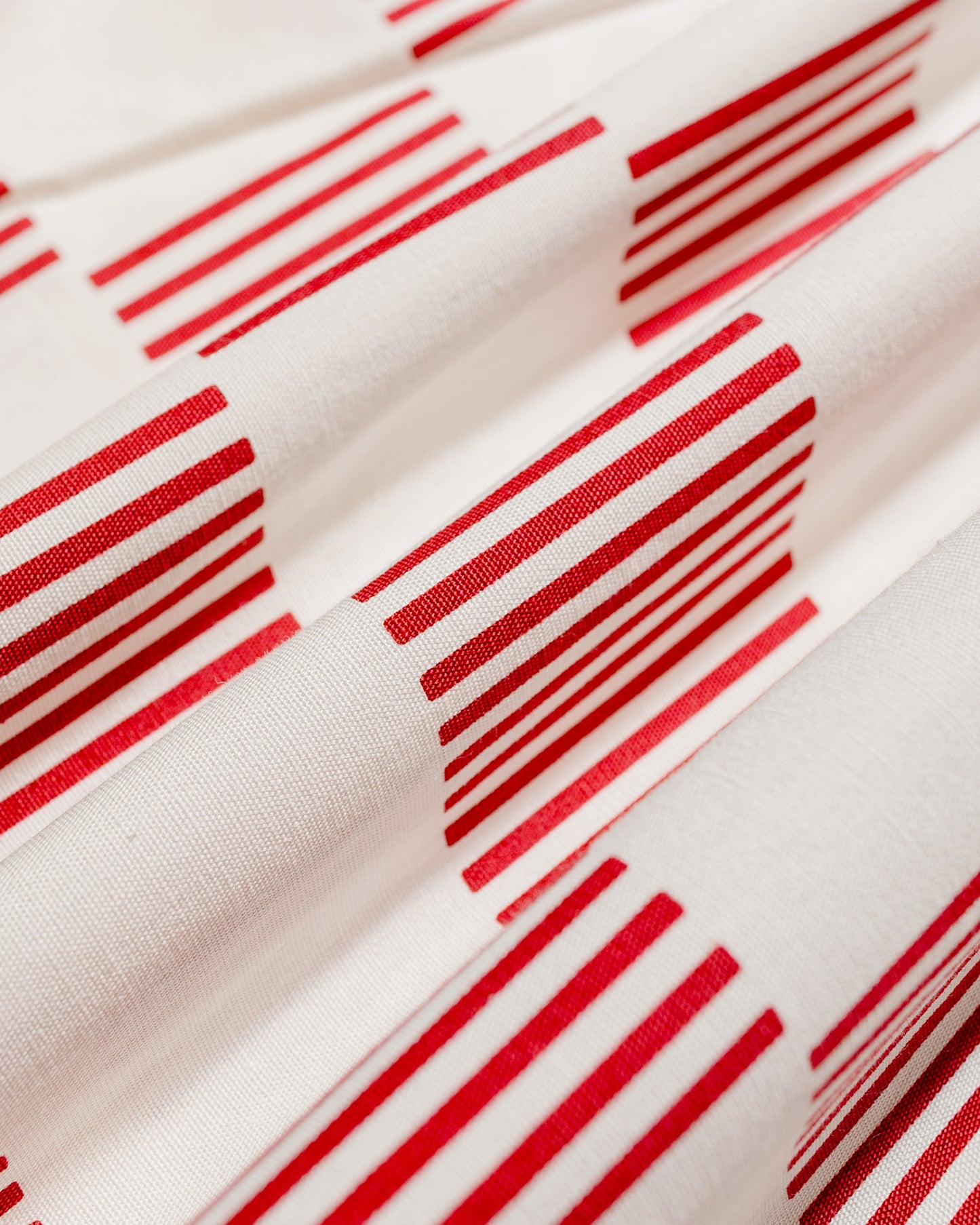 lost & found The Real McCoy's The Real McCoy's BS25002 Buco Striped-Checkered Shirt White/Red