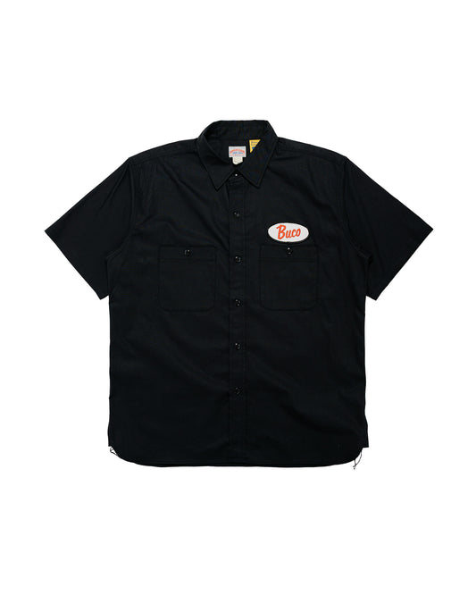 The Real McCoy's BS26001 Buco Workshirt S/S / Look At How Buco Did It! Black